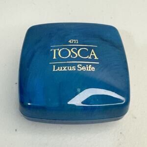 VTG 4711 TOSCA Soap Bar 100g 3.5oz & Square Plastic Soap Saver Travel Case